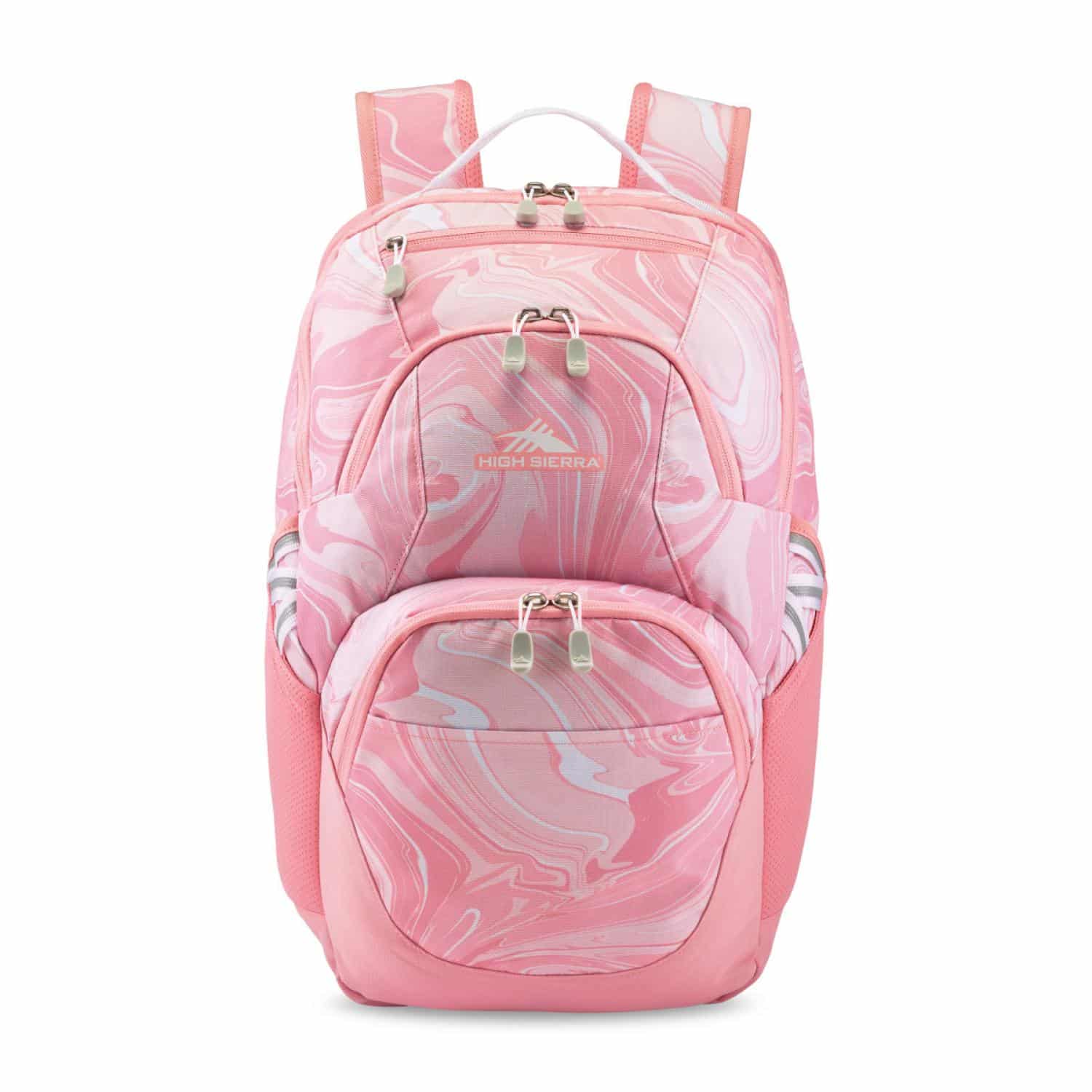 HIGH SIERRA Pink Acid Wash Laptop Backpack with Cup Holder NWOT High Sierra® Swoop SG Laptop Backpack – Pink Marble  main image 4