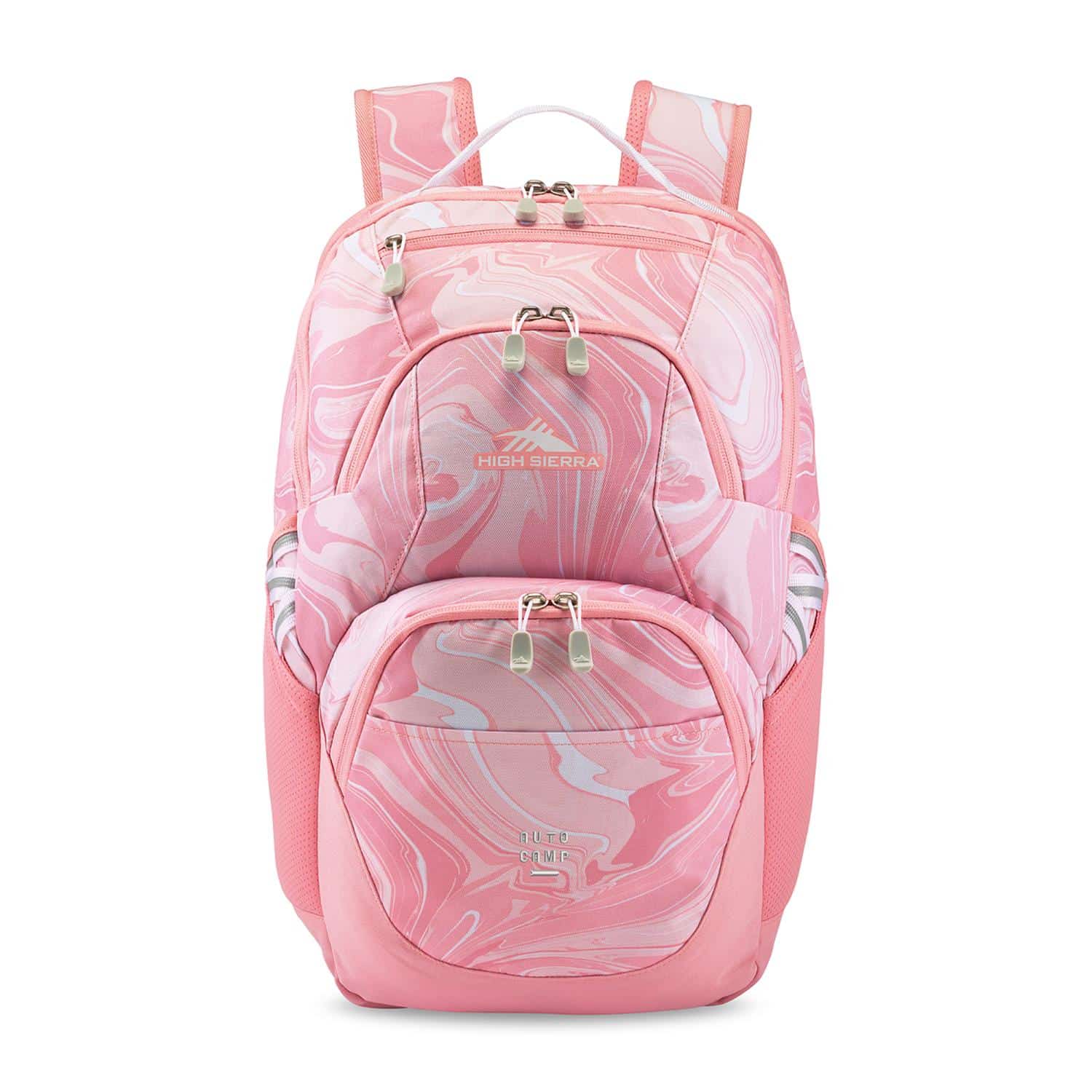 High Sierra Swoop SG Backpack Laptop Pocket and Tablet Sleeve Pink Marble Swirl High Sierra® Swoop SG Laptop Backpack – Pink Marble  main image 3