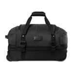 High Sierra® Fairlead 22" Drop Bottom Wheeled Duffel - Mercury-Black - 3