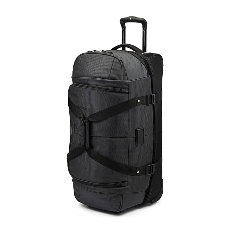 High Sierra® Fairlead 28" Drop Bottom Wheeled Duffel - Mercury-Black - 5