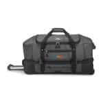 High Sierra® Fairlead 28" Drop Bottom Wheeled Duffel - Mercury-Black - 6