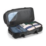 High Sierra® Fairlead 34" Drop Bottom Wheeled Duffel - Mercury-Black - 8