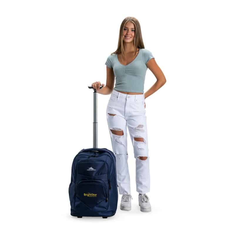 High Sierra® Freewheel Pro Wheeled Backpack - True Navy - 5