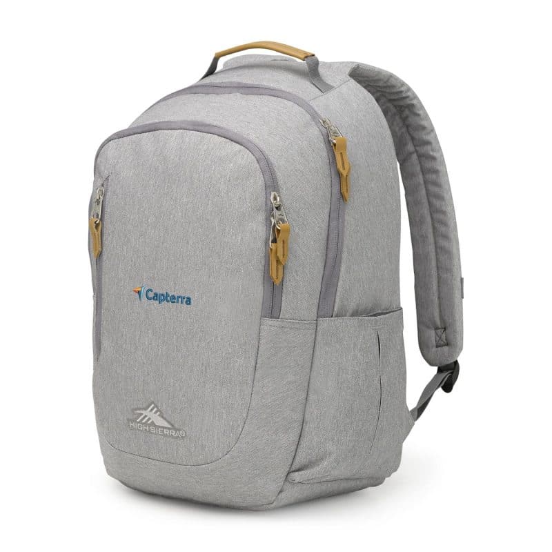 High Sierra® Haidan Laptop Backpack - Light Grey Heather - 2