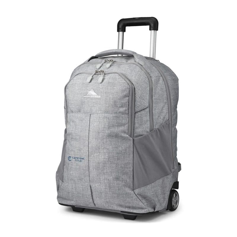 High Sierra® Powerglide Pro Wheeled Backpack - Silver Heather - 5