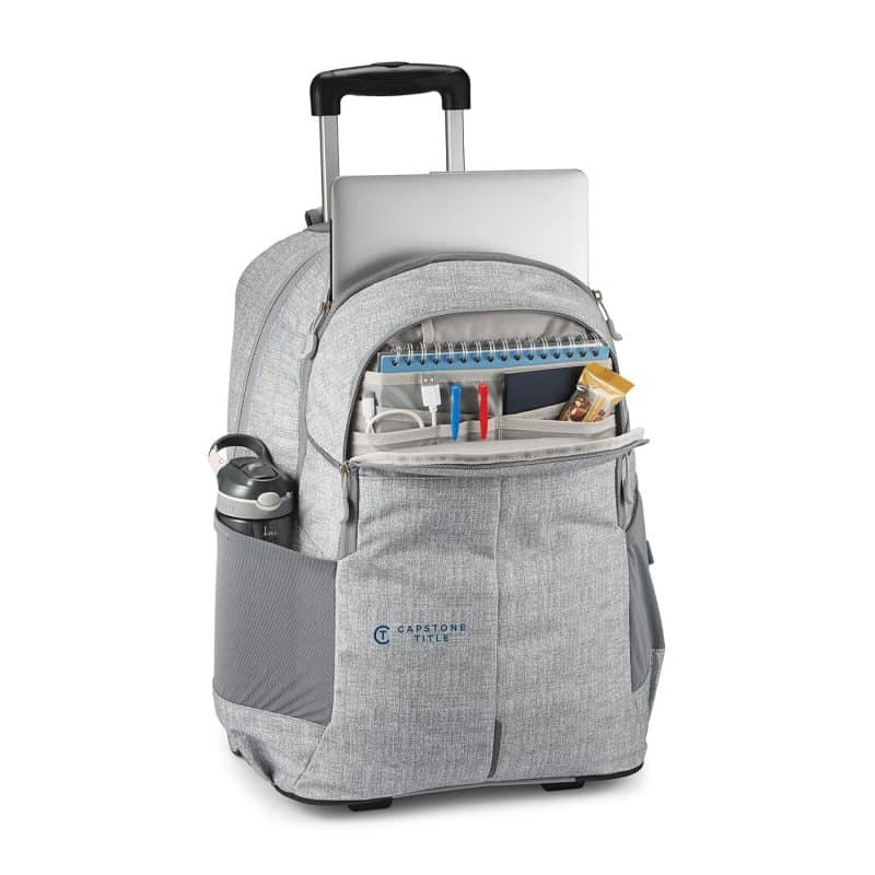 High Sierra® Powerglide Pro Wheeled Backpack - Silver Heather - 6
