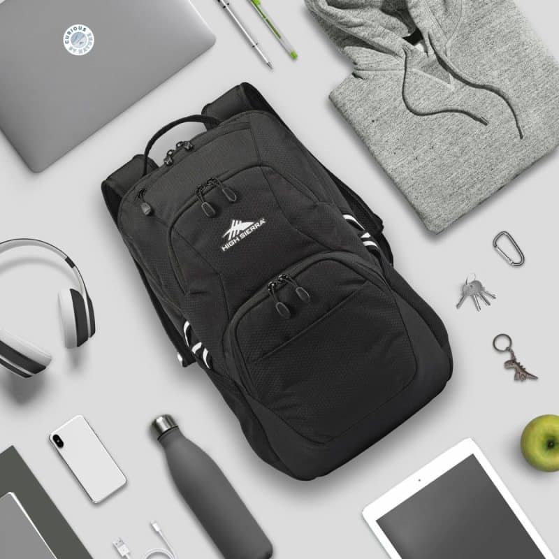 High Sierra® Swoop SG Laptop Backpack - Black - 6