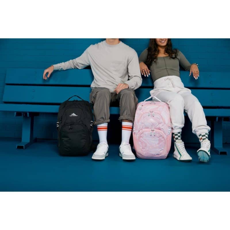 High Sierra® Swoop SG Laptop Backpack - Pink Marble-Bubblegum Pink - 9