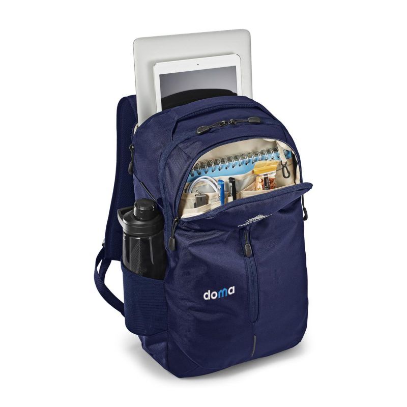 High Sierra® Swerve Pro Laptop Backpack - True Navy - 3