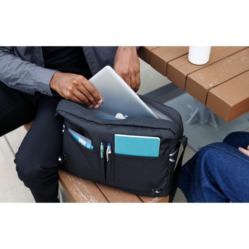 High Sierra Swoop SG Laptop Messenger Bag - Black - 9