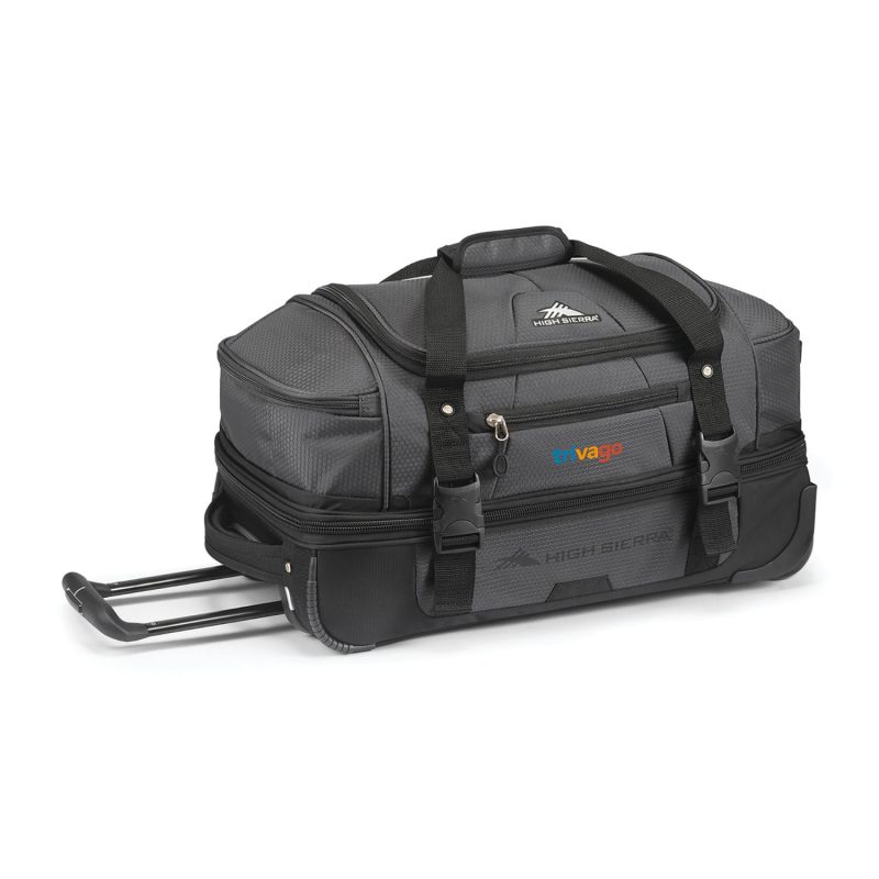 High-Sierra-Fairlead-22-Drop-Bottom-Wheeled-Duffel-Mercury-Black-102316-928 High Sierra Fairlead 22" Drop Bottom Wheeled Duffel - Mercury-Black
