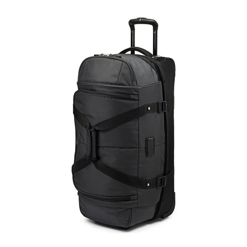 High Sierra Fairlead 28" Drop Bottom Wheeled Duffel - Mercury-Black - 5