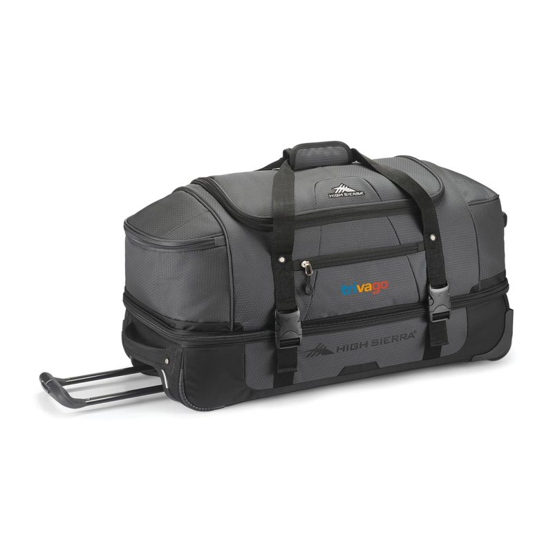 High-Sierra-Fairlead-28-Drop-Bottom-Wheeled-Duffel-Mercury-Black-102317-928 High Sierra Fairlead 28" Drop Bottom Wheeled Duffel - Mercury-Black