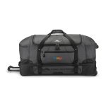 High Sierra Fairlead 34" Drop Bottom Wheeled Duffel - Mercury-Black - 4