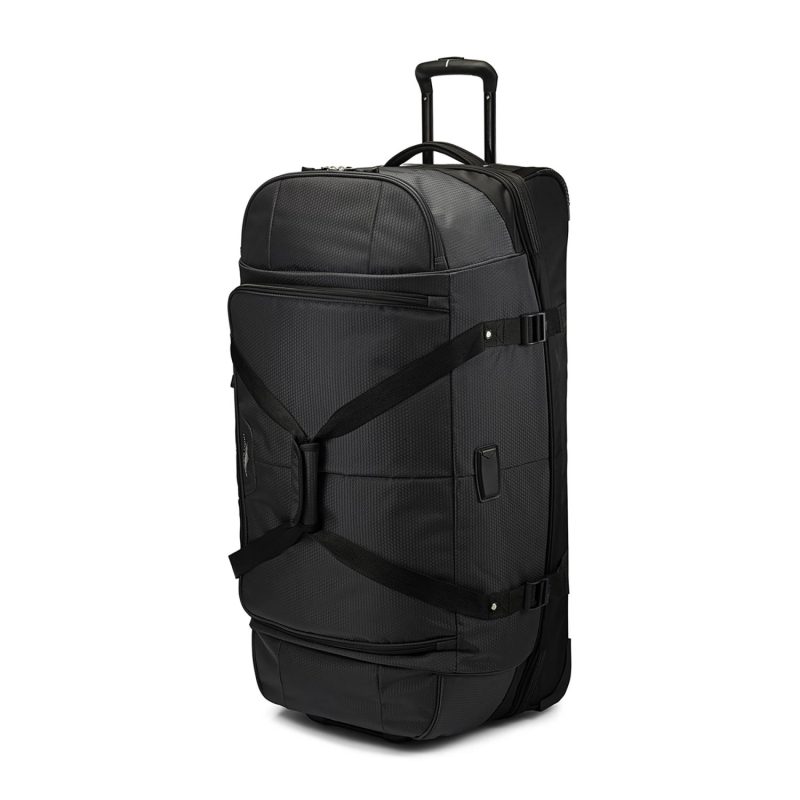 High Sierra Fairlead 34" Drop Bottom Wheeled Duffel - Mercury-Black - 5