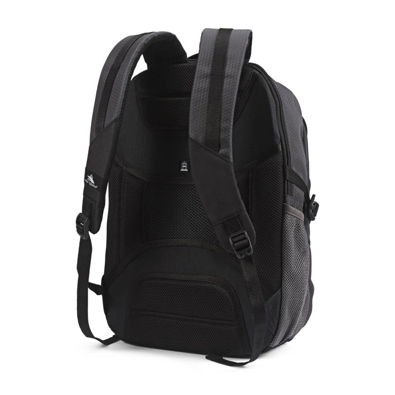 High Sierra Fairlead Laptop Backpack - Mercury-Black - 6