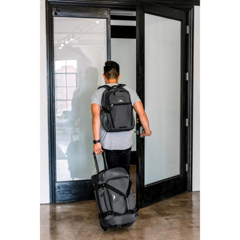 High Sierra Fairlead Laptop Backpack - Mercury-Black - 8