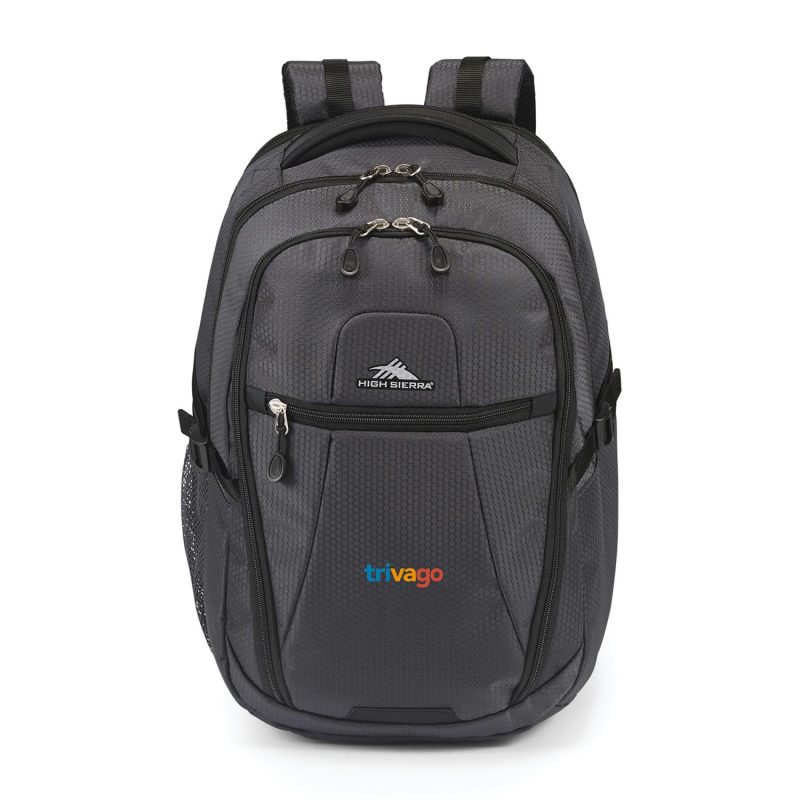 High Sierra Fairlead Laptop Backpack - Mercury-Black