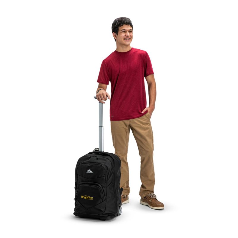 High Sierra Freewheel Pro Wheeled Backpack - Black - 6