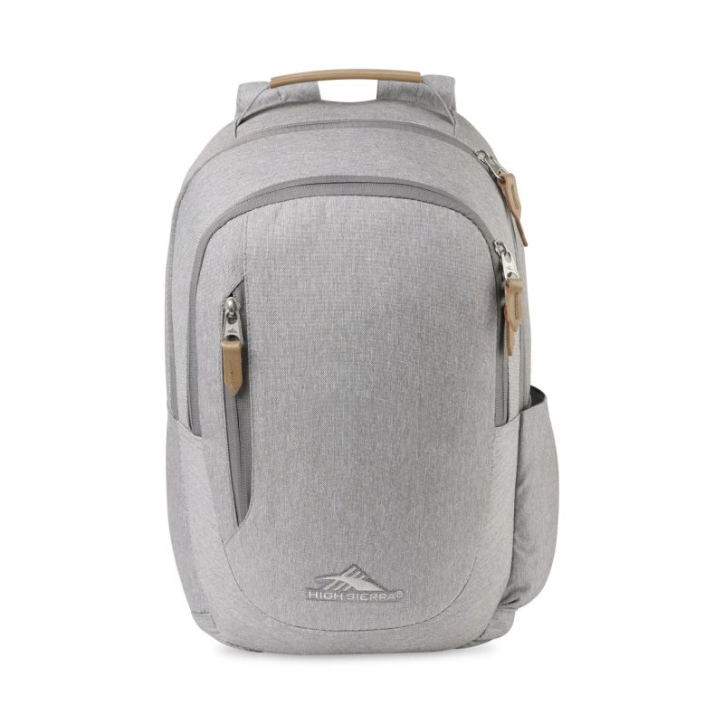 High Sierra Haidan Laptop Backpack - Light Grey Heather - 1