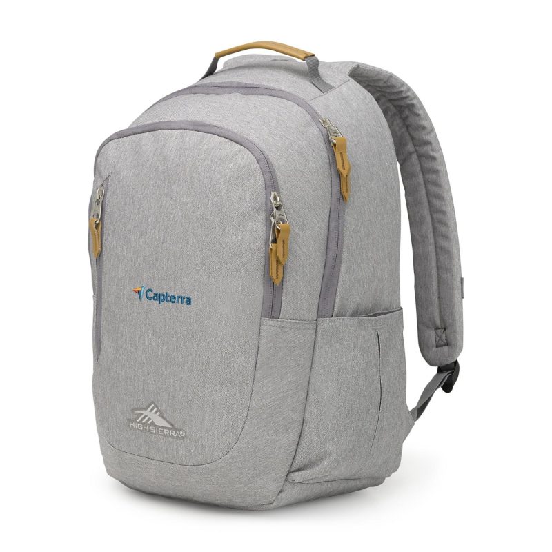 High Sierra Haidan Laptop Backpack - Light Grey Heather - 2