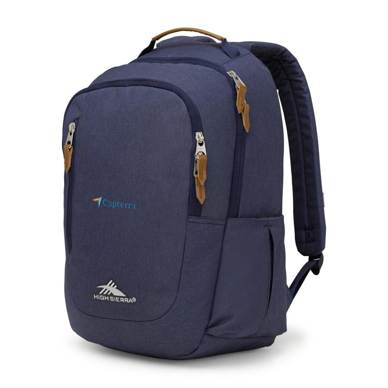 High Sierra Haidan Laptop Backpack - Navy Heather - 3