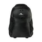 High Sierra Powerglide Pro Wheeled Backpack - Black - 1