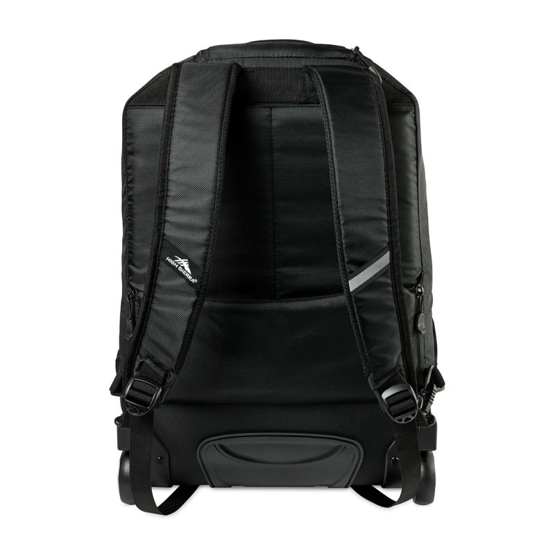 High Sierra Powerglide Pro Wheeled Backpack - Black - 2