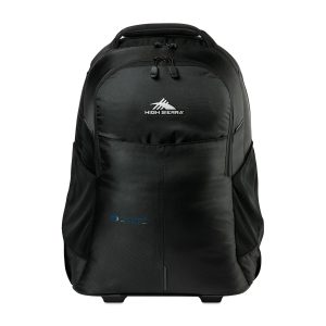 High Sierra Powerglide Pro Wheeled Backpack - Black