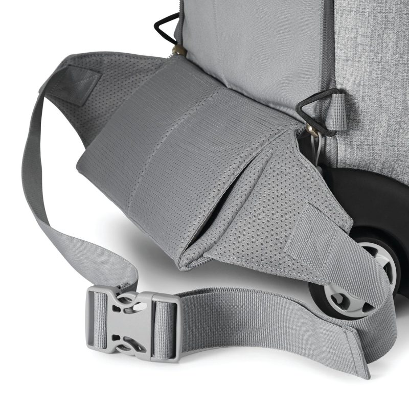 High Sierra Powerglide Pro Wheeled Backpack - Silver Heather - 3
