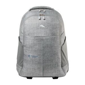 High Sierra Powerglide Pro Wheeled Backpack - Silver Heather