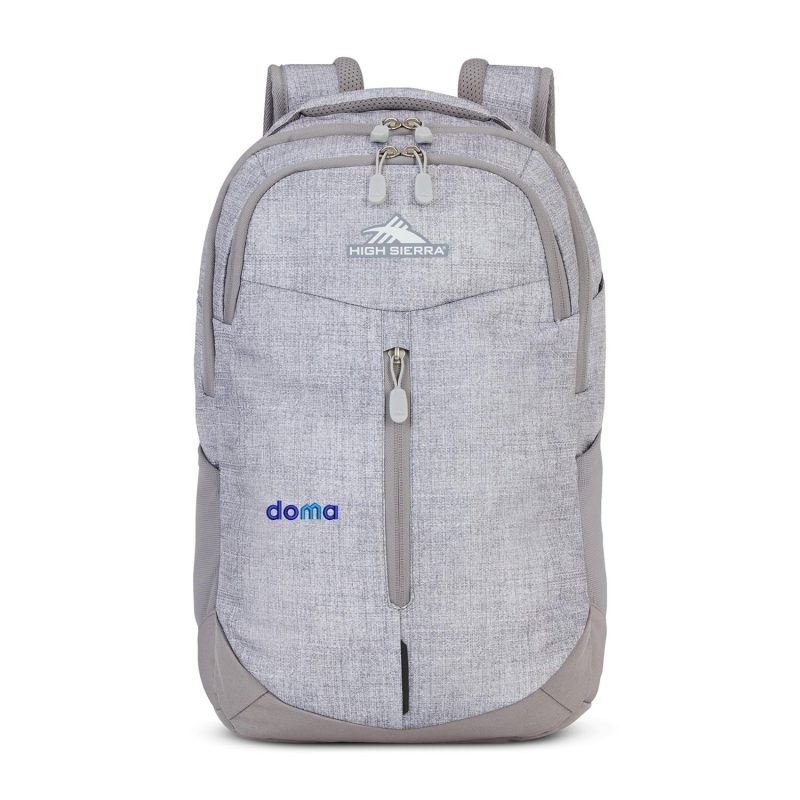 High Sierra Swerve Pro Laptop Backpack - Silver Heather