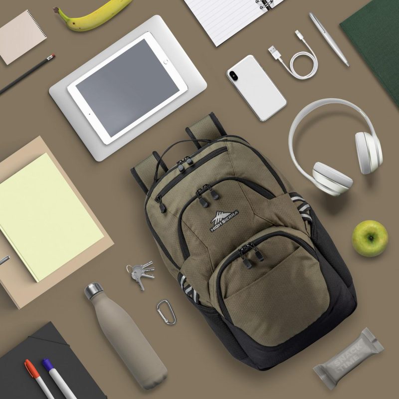 High Sierra Swoop SG Laptop Backpack - Olive - 5